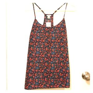J.Crew Factory NWT Racerback Cami Top, Size 4